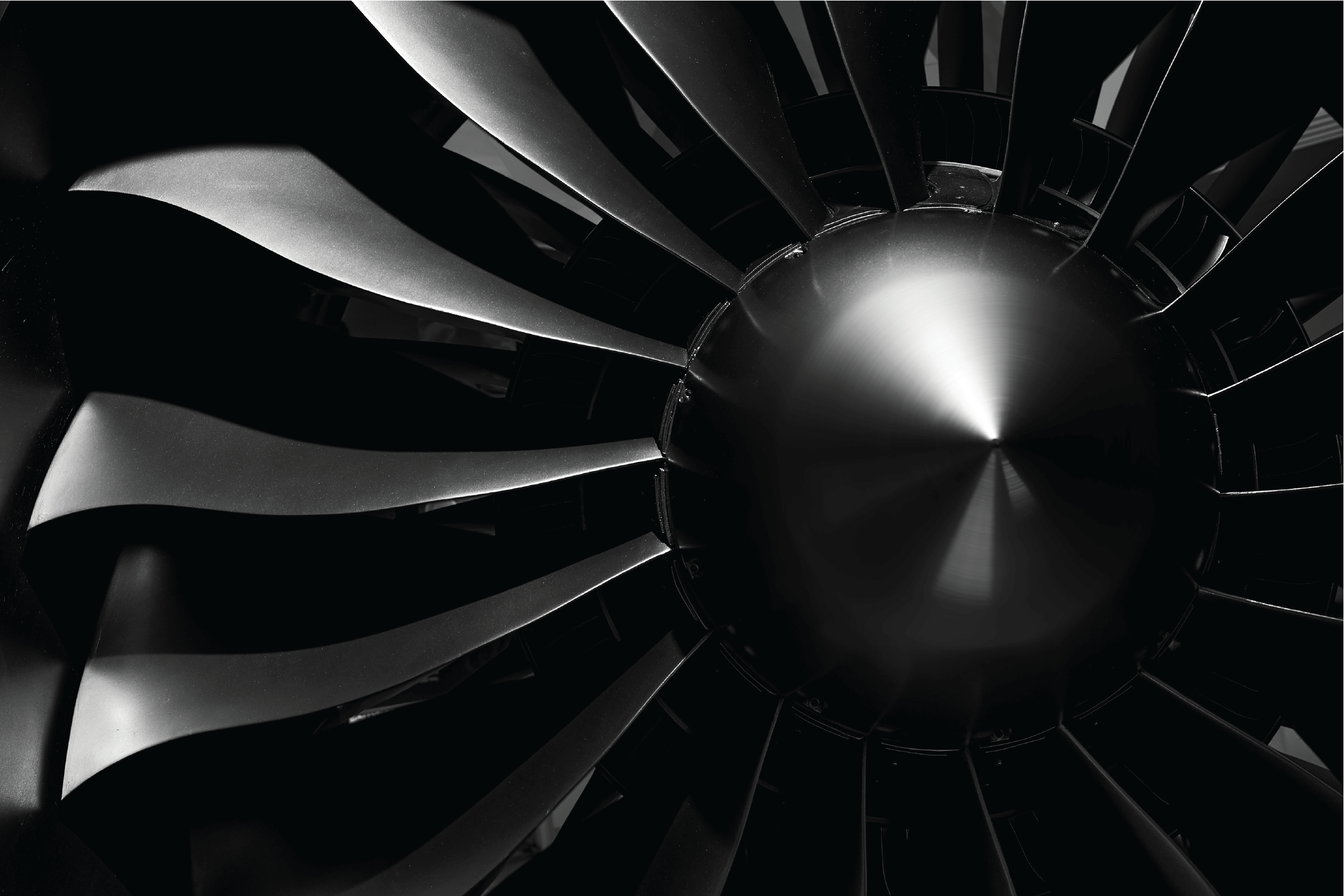 Photo of airplane engine